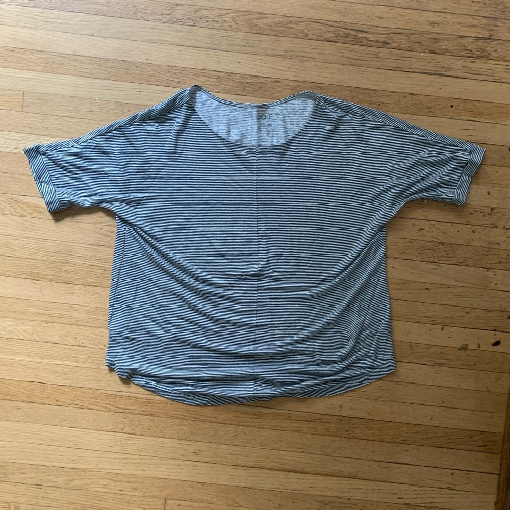 Sheer striped tee